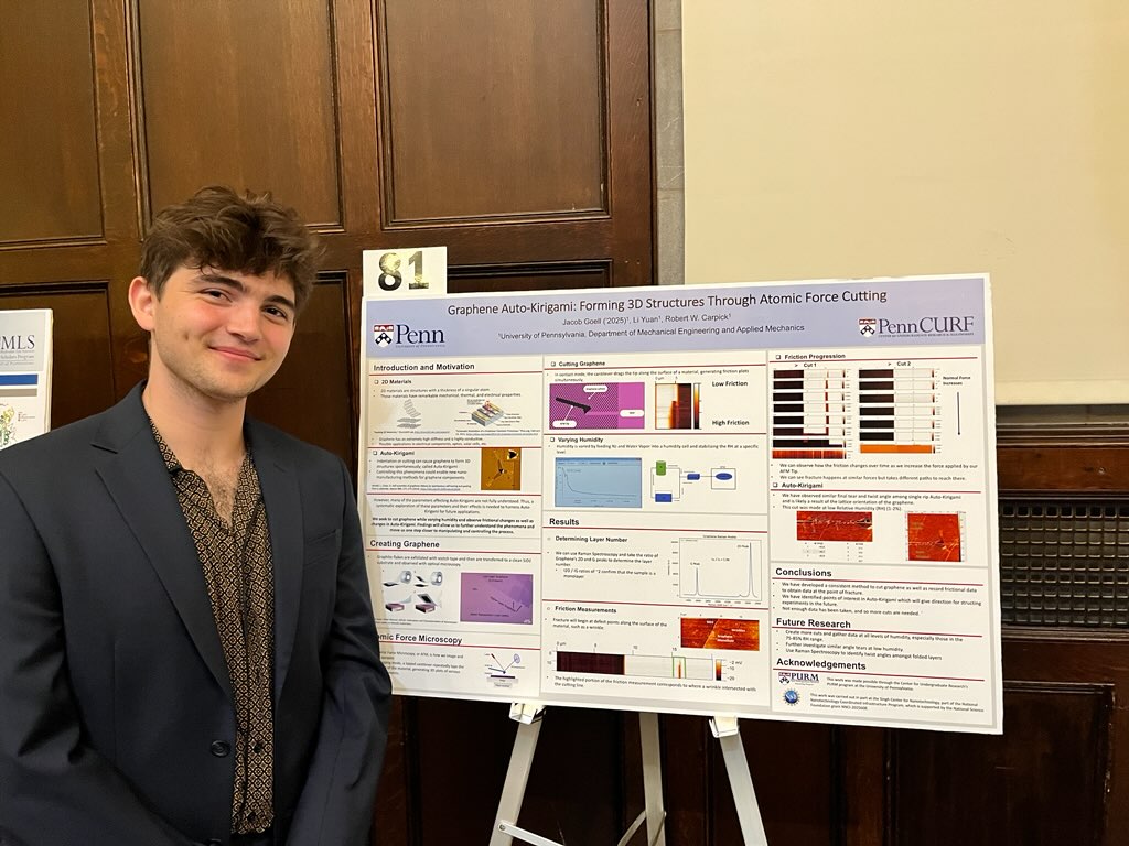 CURF Research Expo witnessed Jacob’s  impressive poster presentation